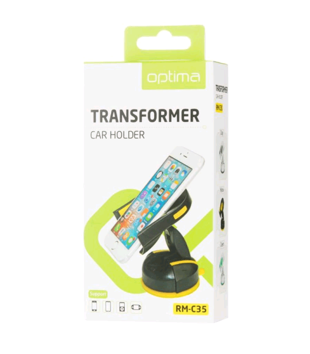 Холдер Optima RM-C35 Black/Yellow