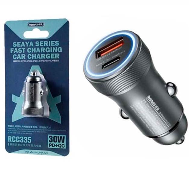 АЗП REMAX RCC-335 PD30W+QC3.0 /48 (ГрафІт)