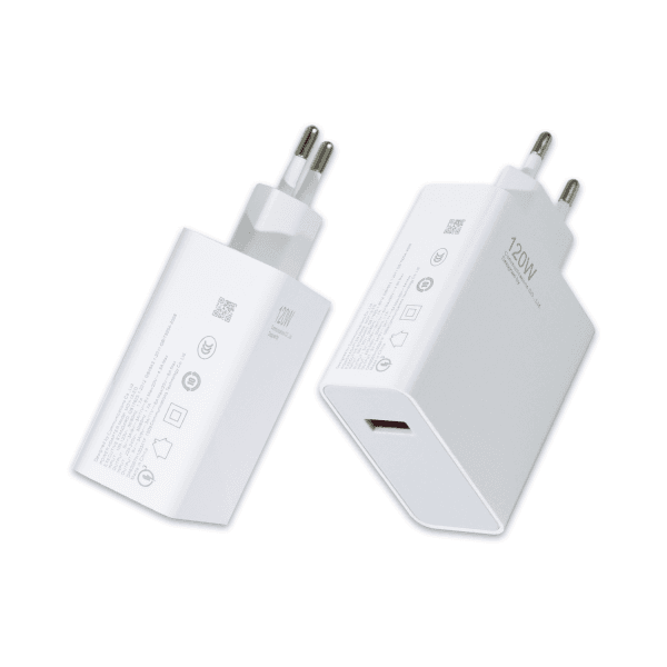 Мережевий адаптер Mi Turbo 120W USB-A Швидка зарядка (Білий)