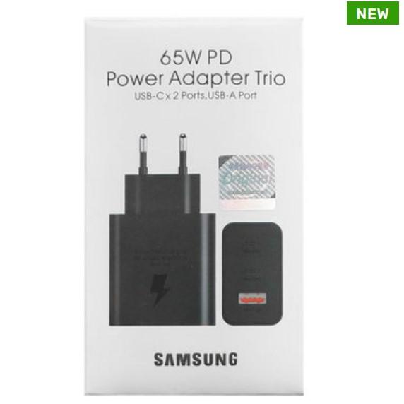Комплект Travel adapter Samsung  65W Trio (Black)