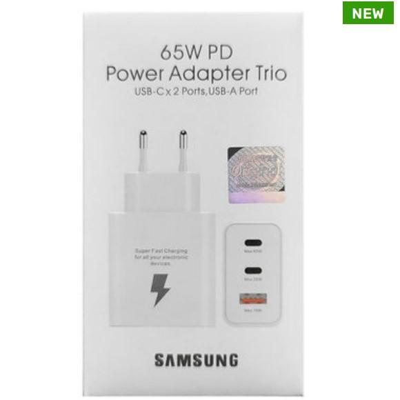Комплект Travel adapter Samsung 65W Trio (White)