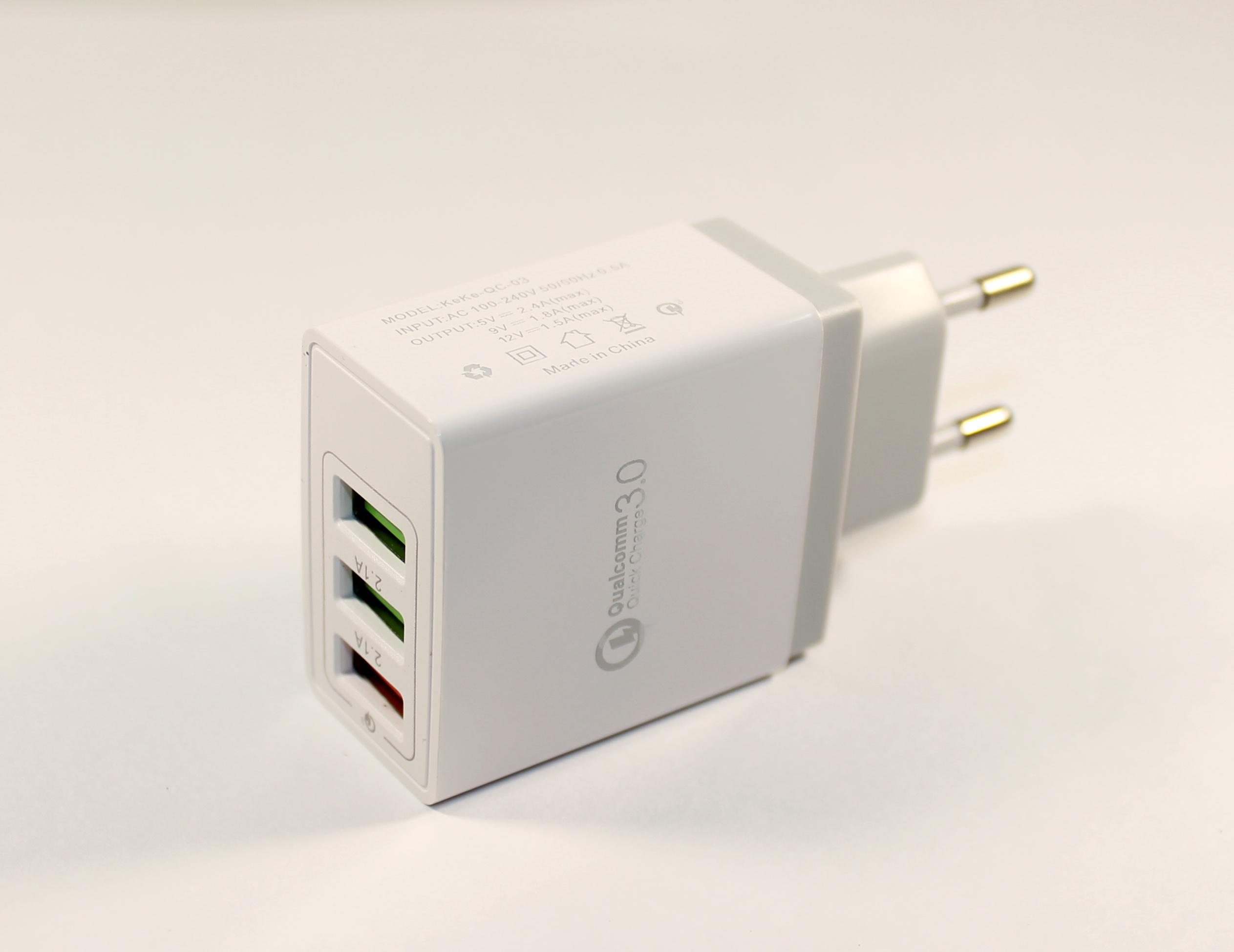 СЗУ QC-03 Quick Charge 3USB-5.1A