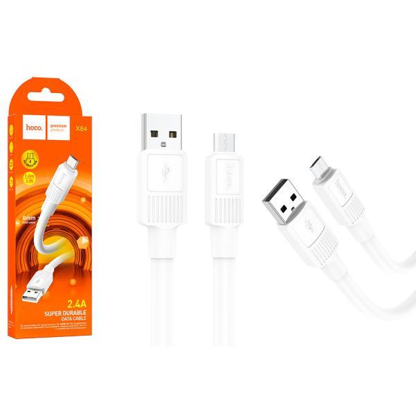 USB cable HOCO X84 Micro (1m) білий
