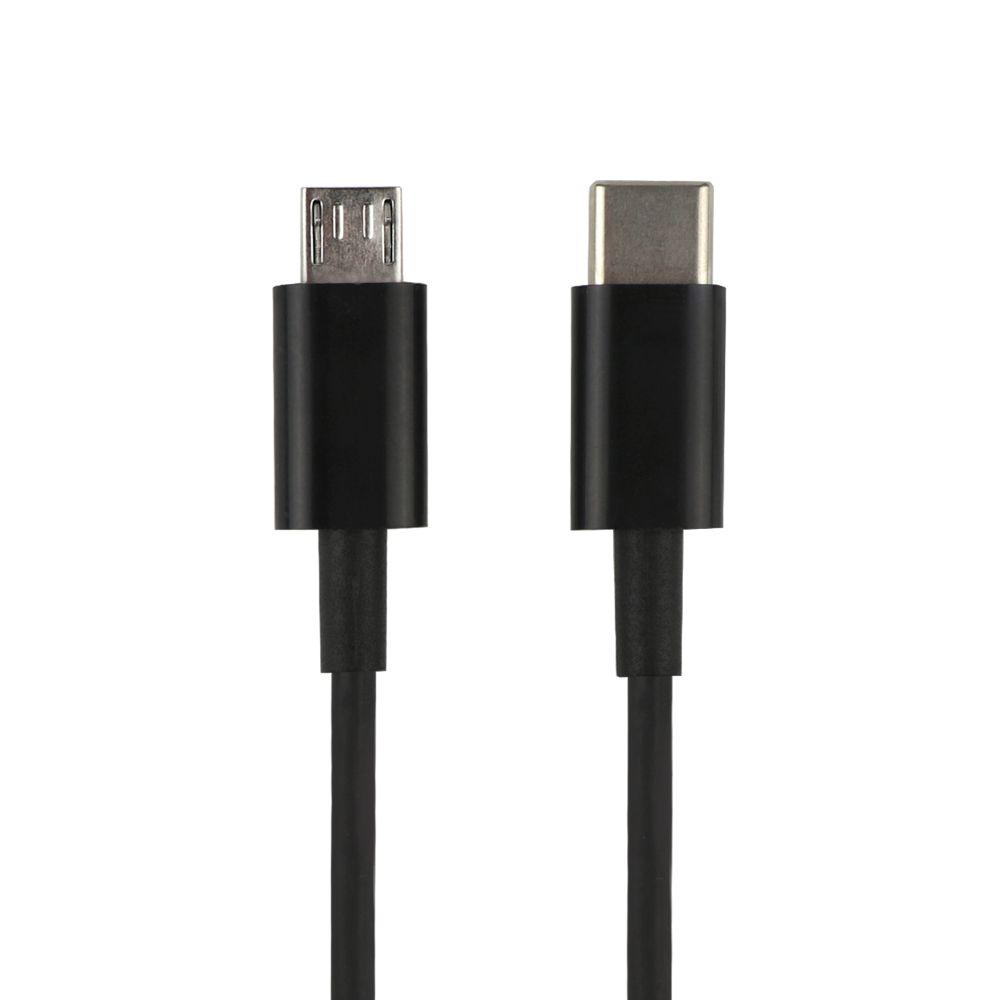 Кабель USB Type-C to Micro Тех.пак. 1m (Чорний)