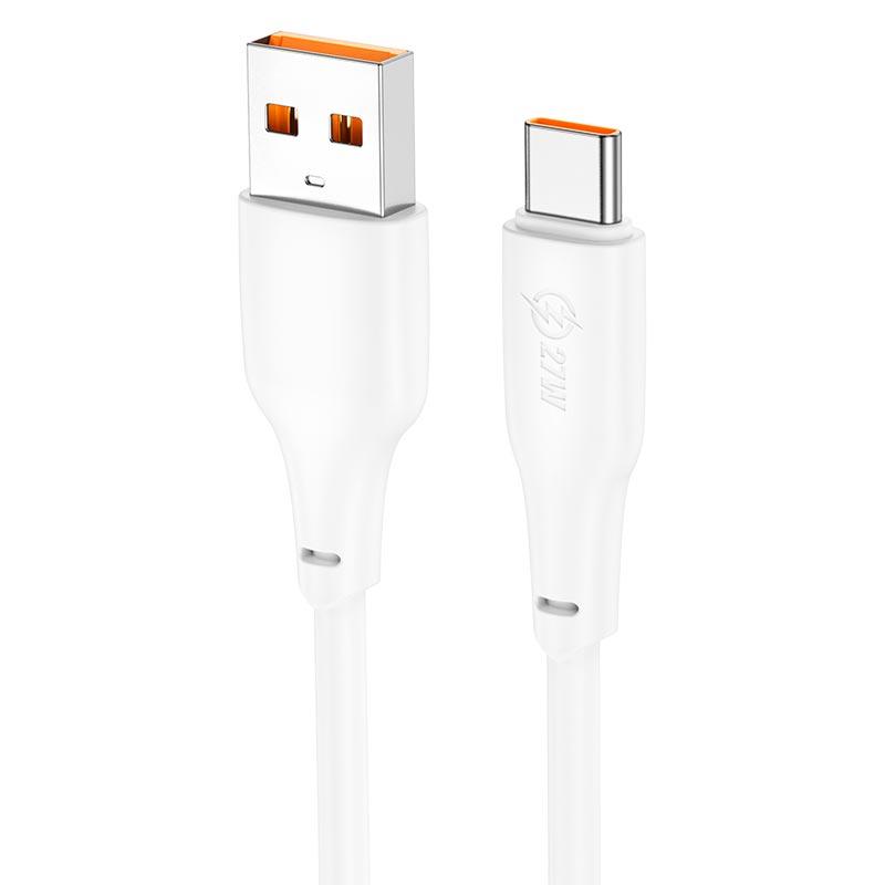 Кабель TYPE-C Hoco X93 Force 27W (L=1M) white