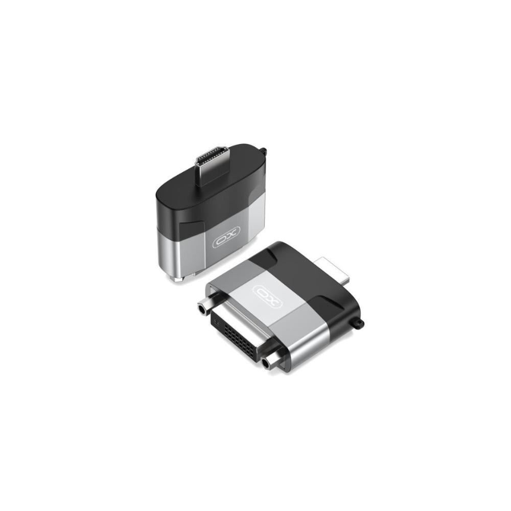 Адаптер XO GB013 HDMI to DVI female converter Metal