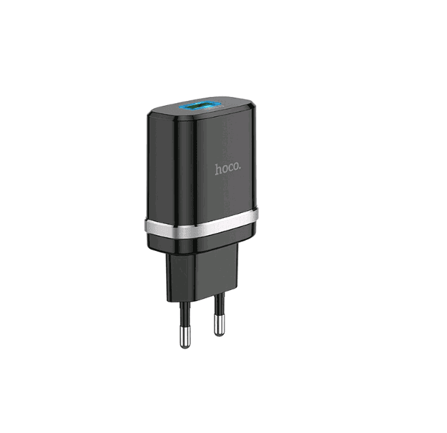 СЗУ HOCO C12Q Smart QC3.0/1USB/3A Black