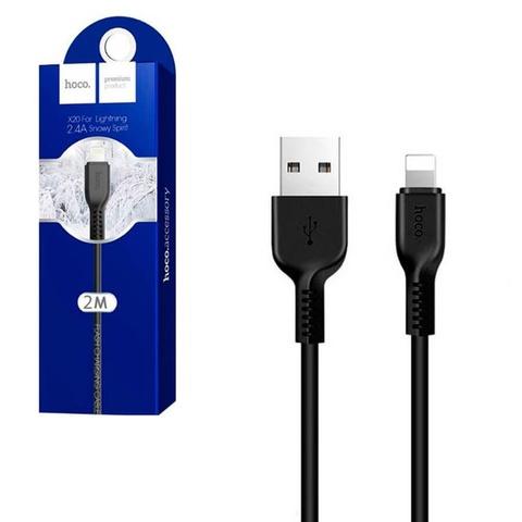 USB cable HOCO X20 Lightning (2m) чорний