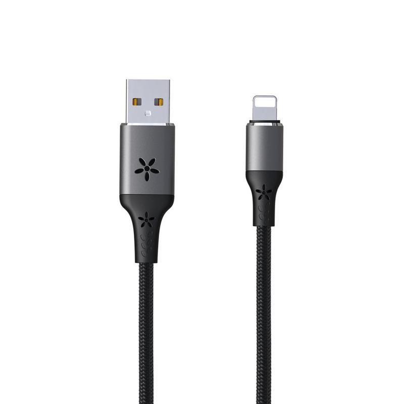 USB Cable Remax (OR) EL Data RC-133i (Sound-Activated) Lightning Grey 1m