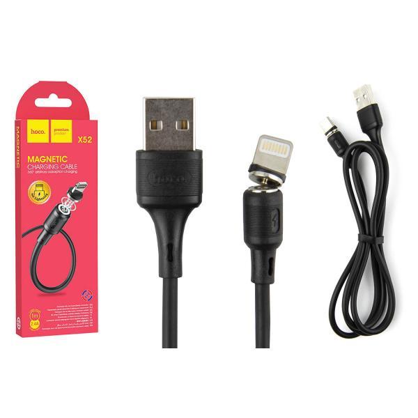 Magnet cable HOCO X52 Lightning (1m) (Чорний)