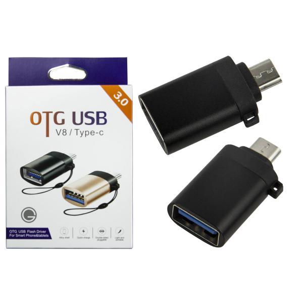OTG перехідник micro GP-93  (Чорний)