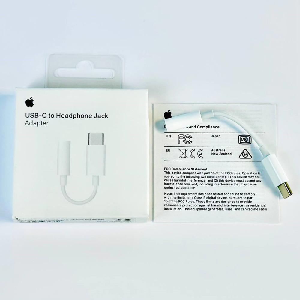 Перехідник USB-C to 3.5 AUX (Білий)
