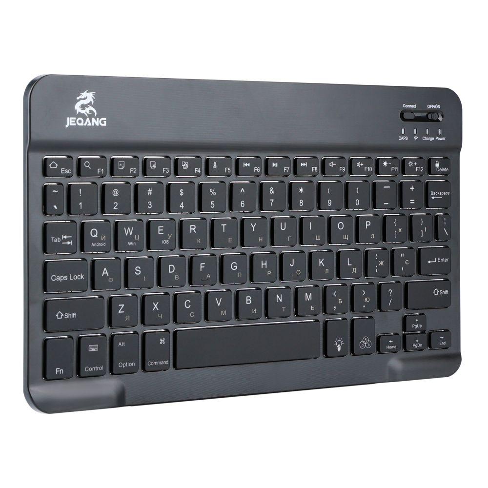 Клавіатура  бездротова JEQANG JB-332 (JB-330) bluetooth backlight (Чорний)