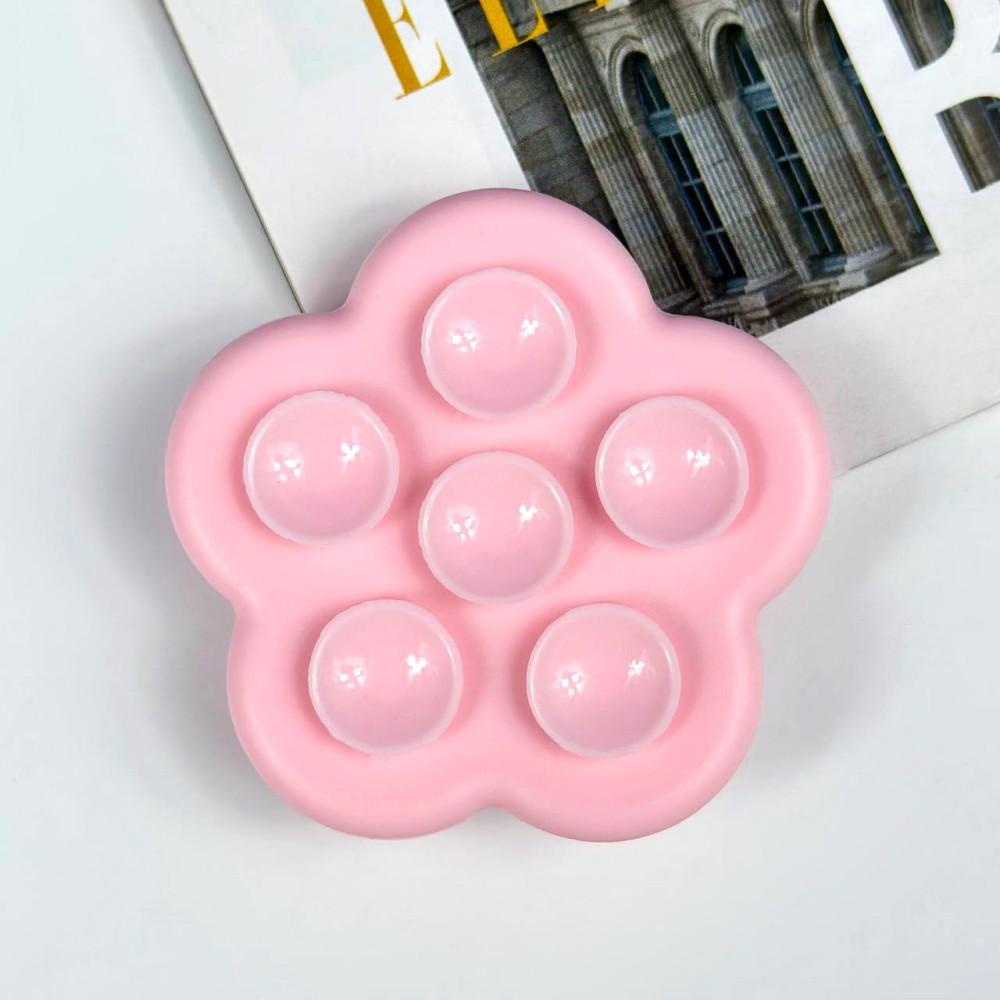 PopSocket Квітка із силіконовими присосками (Рожевий)