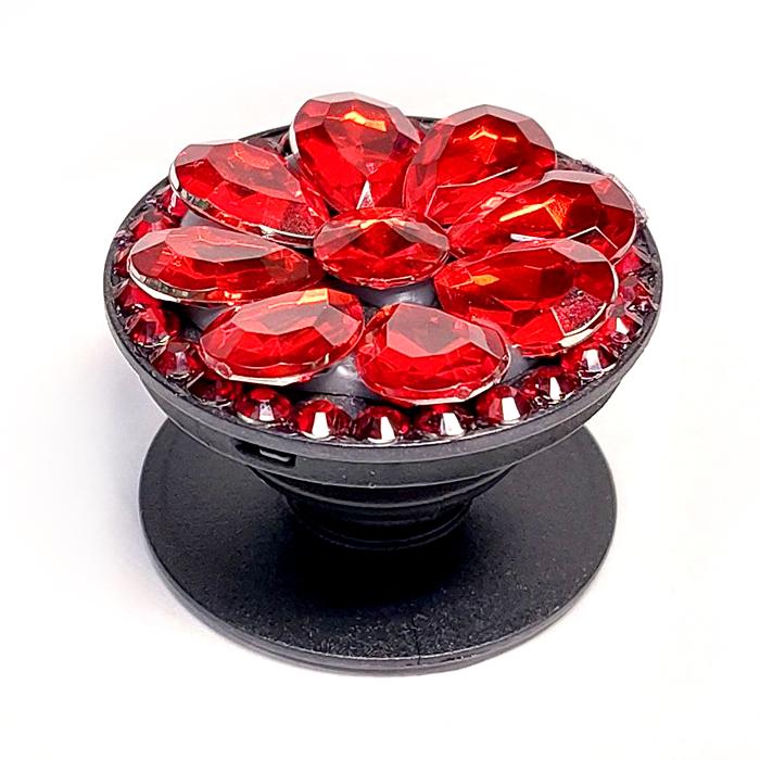 Popsocket Стрази (червоний)