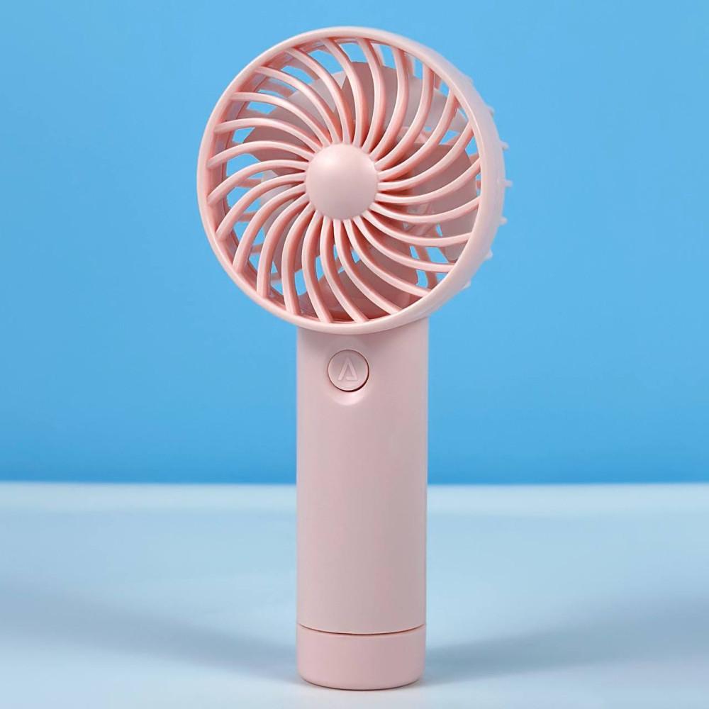 Портативний вентилятор ZB109 Mini з акумулятором (Рожевий)