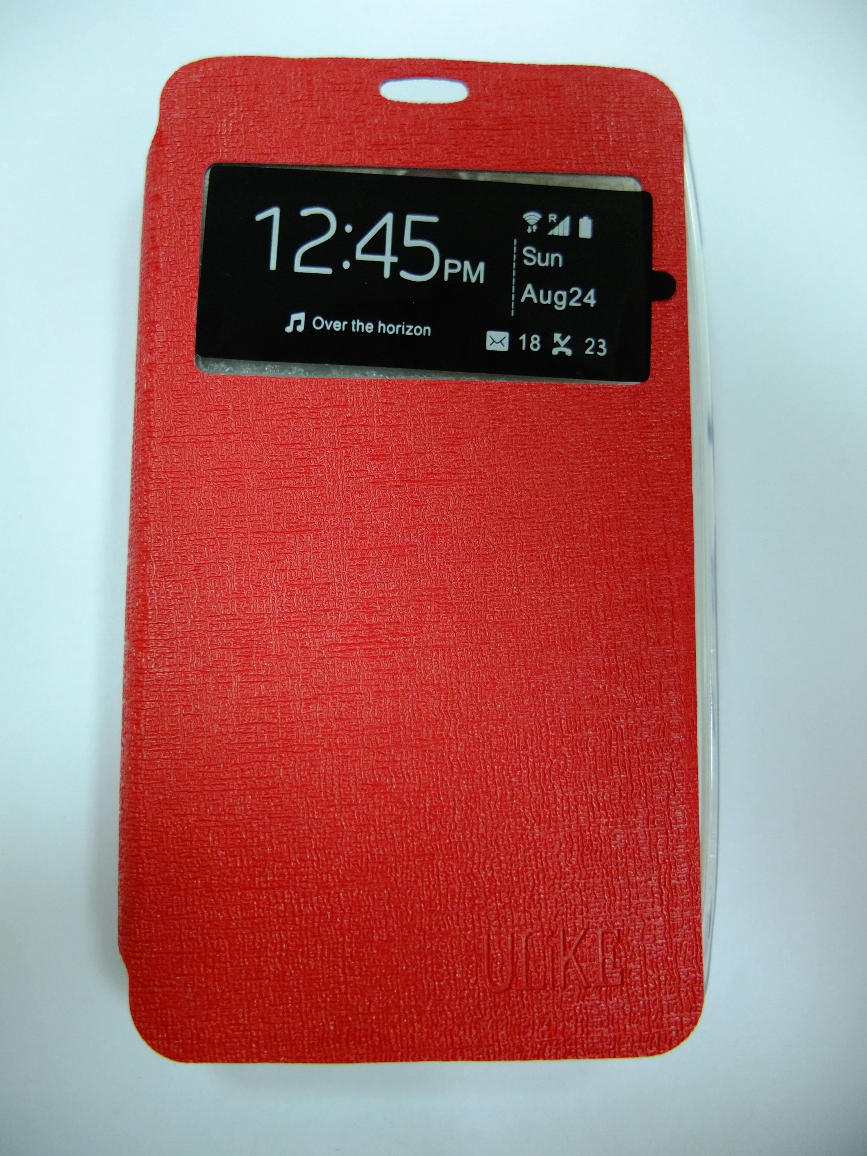 Книжка Ulike для Nokia Lumia 430 з вікном червоона