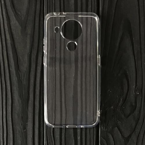 Накладка Molan Cano Glossy Jelly для Nokia 5.4 прозора з блискітками