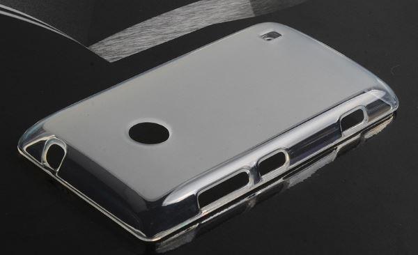 Накладка  для Nokia 520 білий силікон