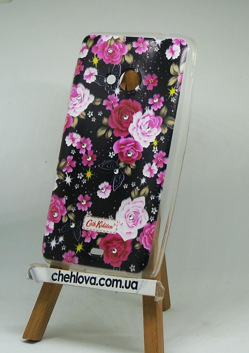Diamond Silicone Nokia 535 (Microsoft) Cath Kidston Dark Fantasy