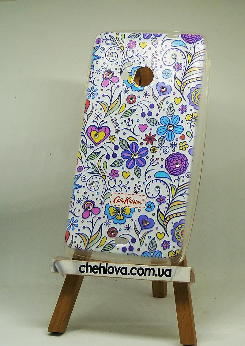 Diamond Silicone Nokia 535 (Microsoft) Cath Kidston Lovely Dreams