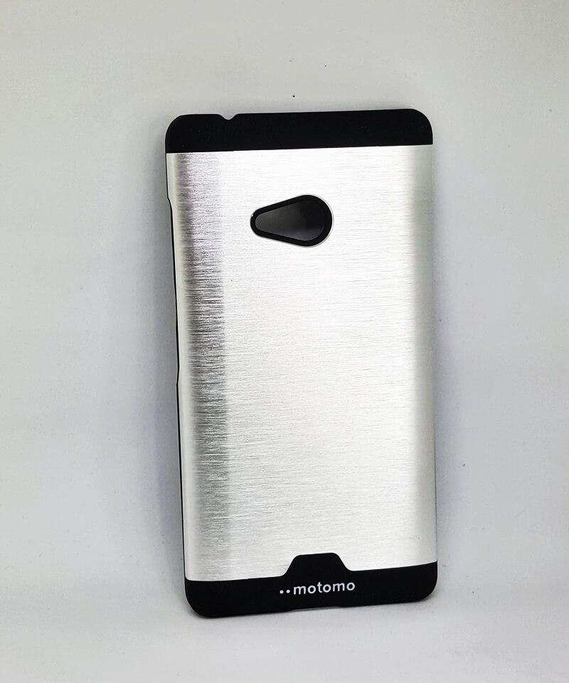 Накладка для Nokia Lumia 540 Motomo металева срібна