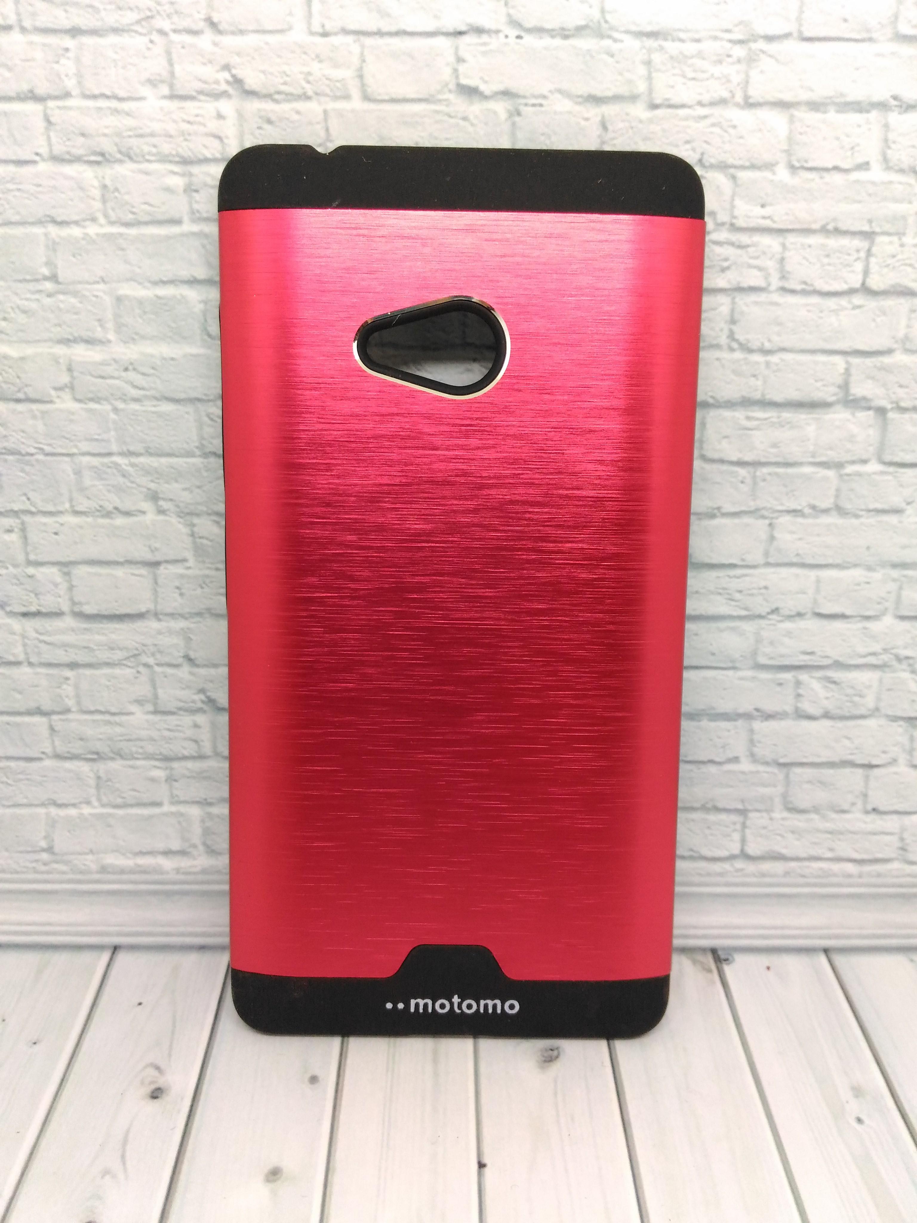 Накладка для Nokia Lumia 540 Motomo металева червона