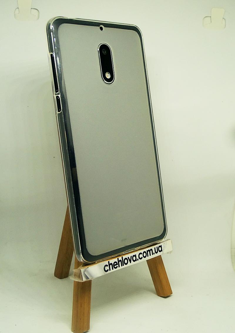 Накладка для Nokia 6 білий силікон