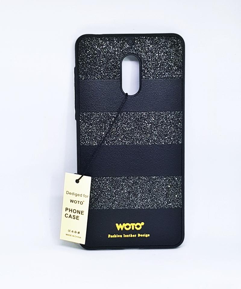 Чохол Shine Leather Nokia 6 чорний