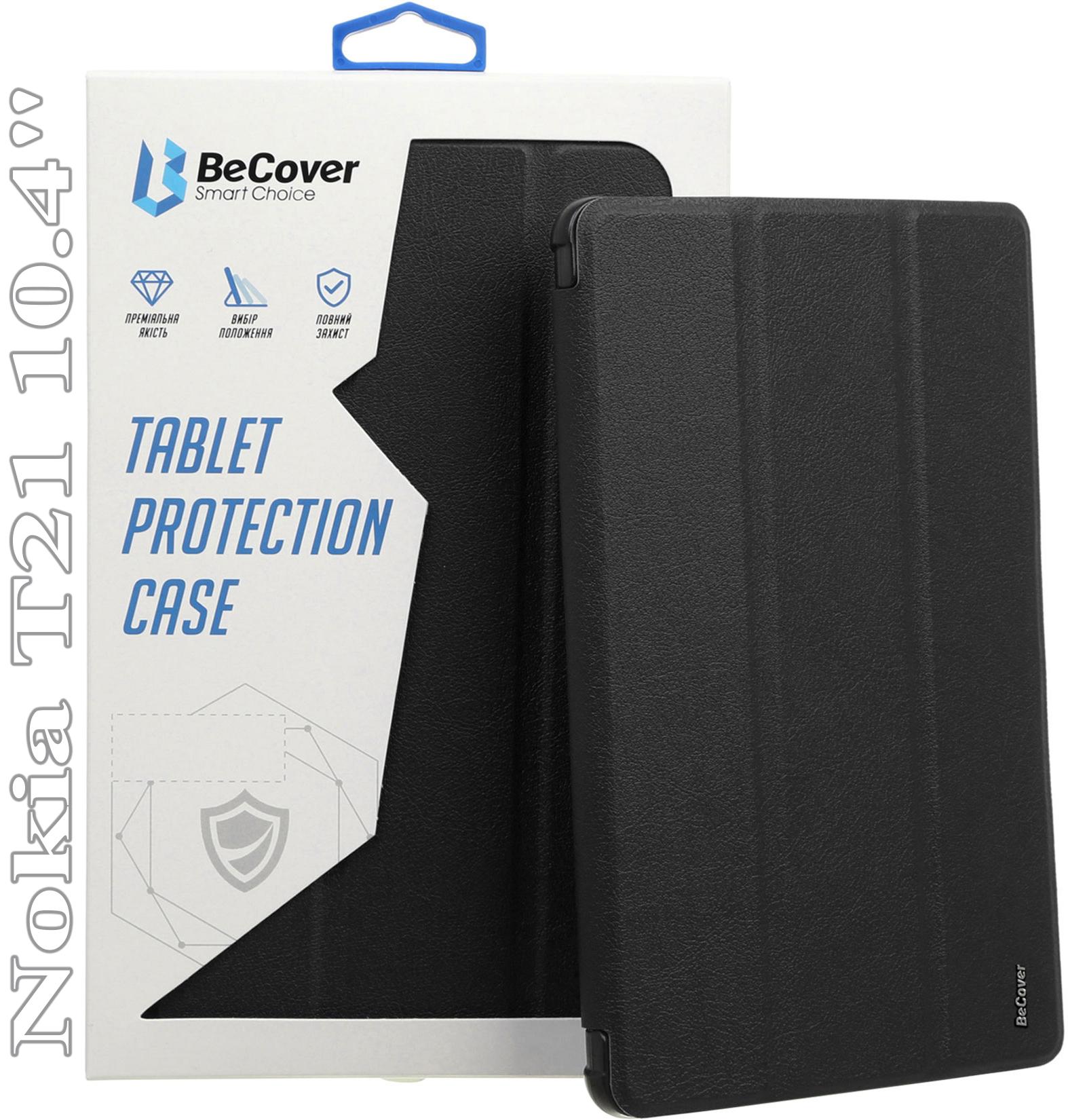 Чохол-книжка BeCover Smart Case для Nokia T21 10.4" Black