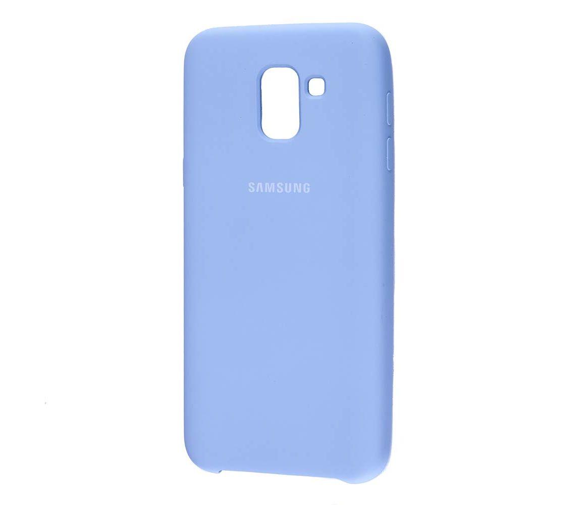 Silicone Case для Samsung A8 Plus (2018) (Lilac Cream)
