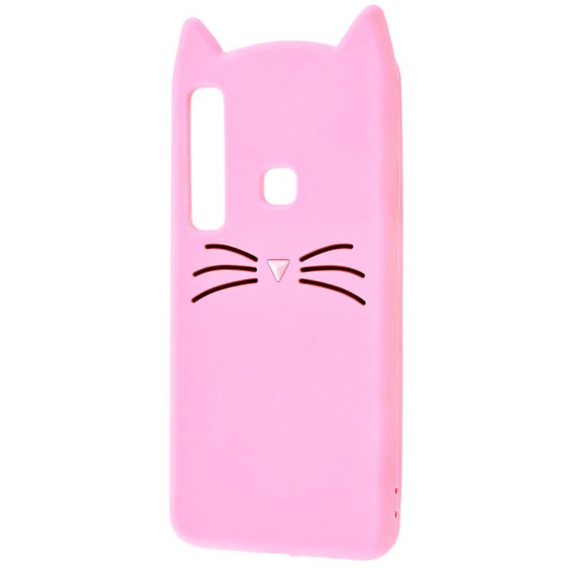 Накладка 3D Cat дляSamsung Galaxy A9 2018 (A920F) рожева