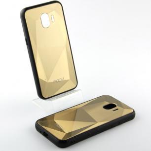 Накладка ROCK 3D Crystal  SAMSUNG J2 Core (2018) / J260 (Золото)