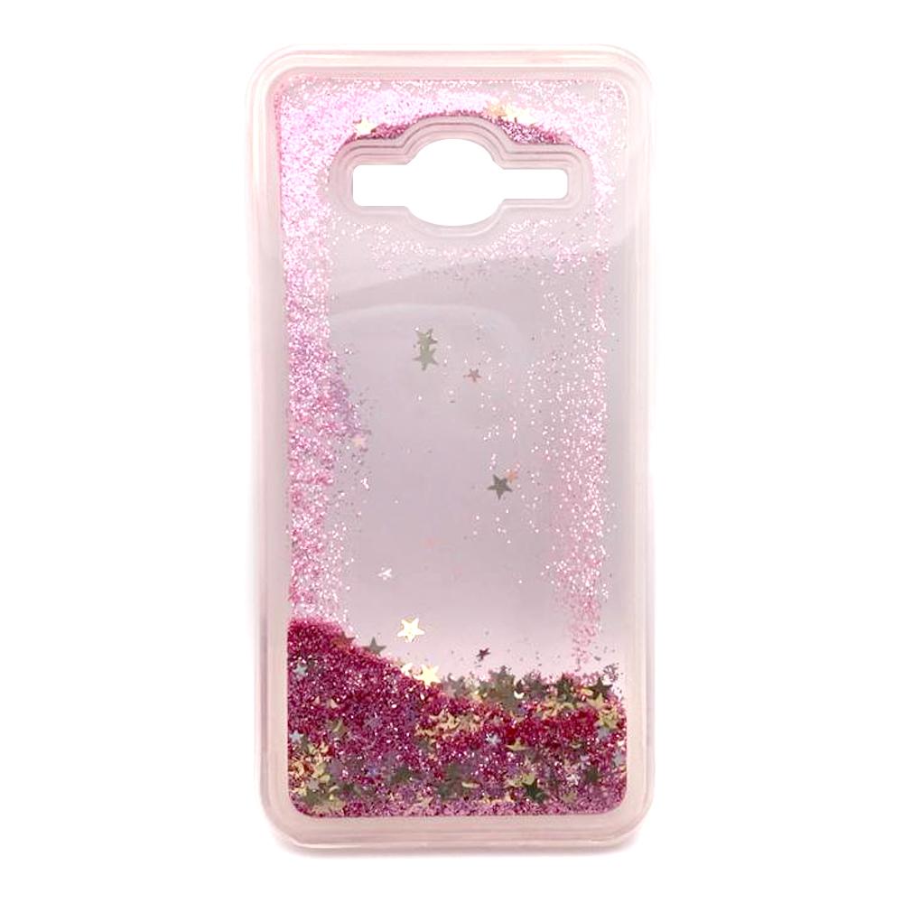Накладка Aqua для Samsung J3 J300/J310/J320 золоті зірочки
