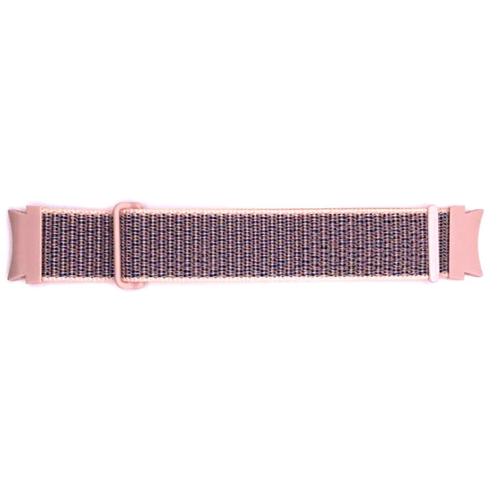 Ремінець Nylon для Samsung Watch 4 / Watch 5 20 mm (Pink sand/grey)