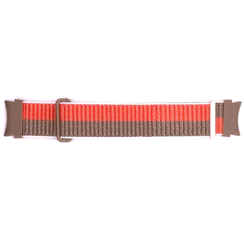 Ремінець Nylon для Samsung Watch 4 / Watch 5 20 mm Multicolor (Pink/brown)