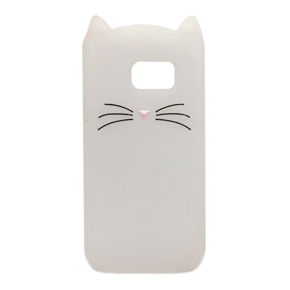 Накладка Cat 3D для Samsung S7 (G930) біла