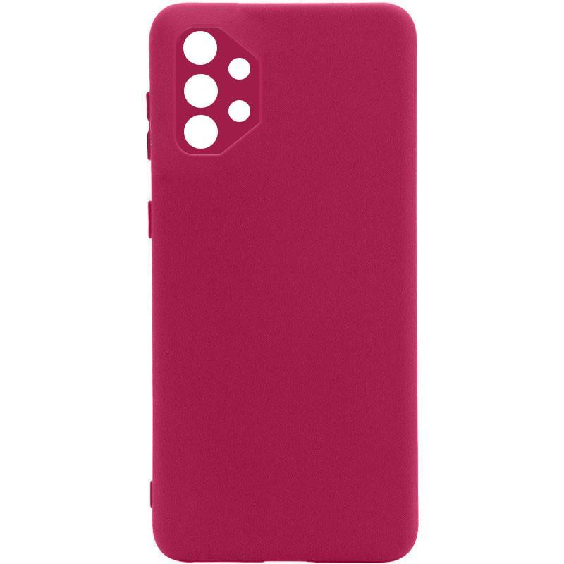 Silicone Cover Full Camera without Logo (A) для Samsung A23 (Marsala)