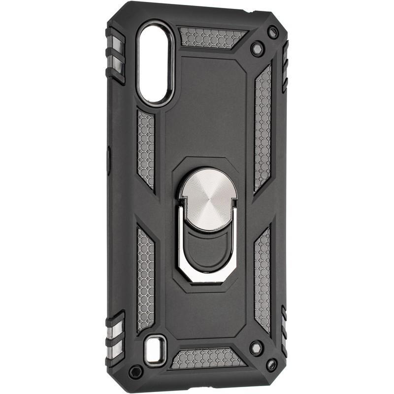 Накладка під магнітний тримач Serge Ring для Samsung A01 (A015)  Black