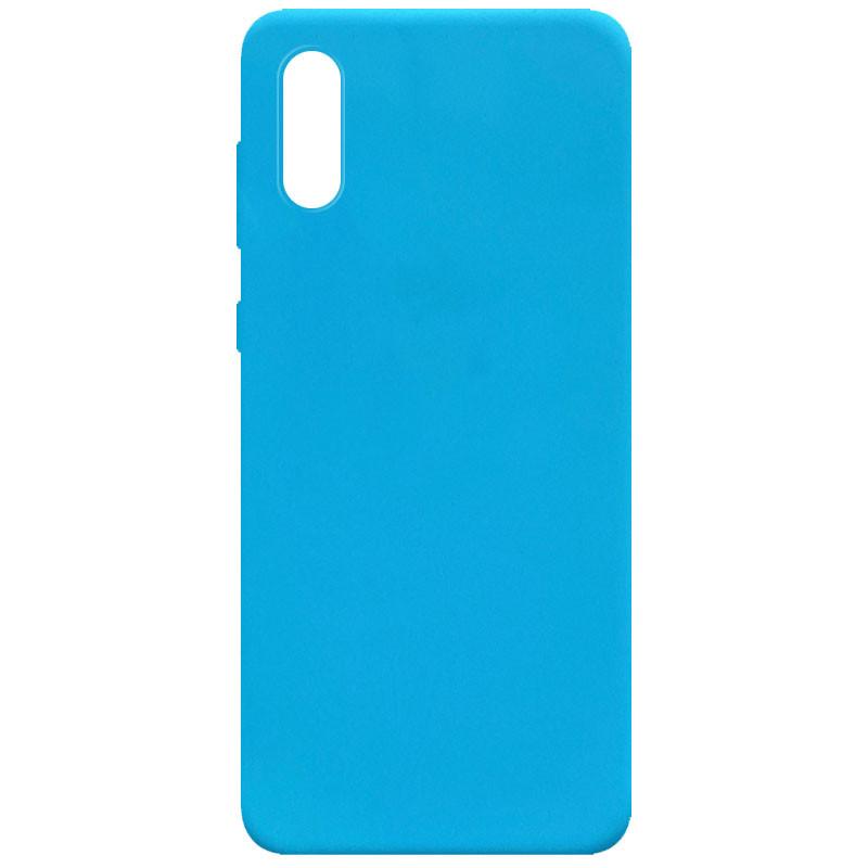 Накладка Candy для Samsung A02 блакитна
