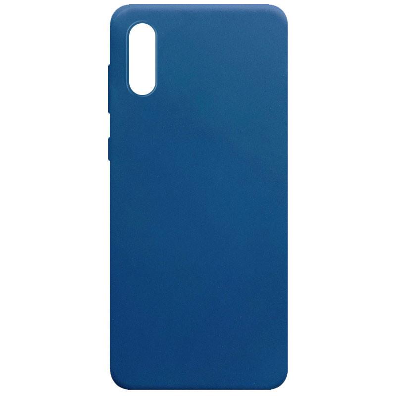 Накладка Candy для Samsung A02 синя