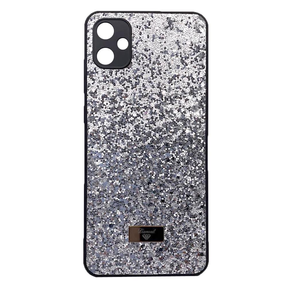 Накладка Bling Grainy Diamond Separate Camera для Samsung A06 (Срібляста)