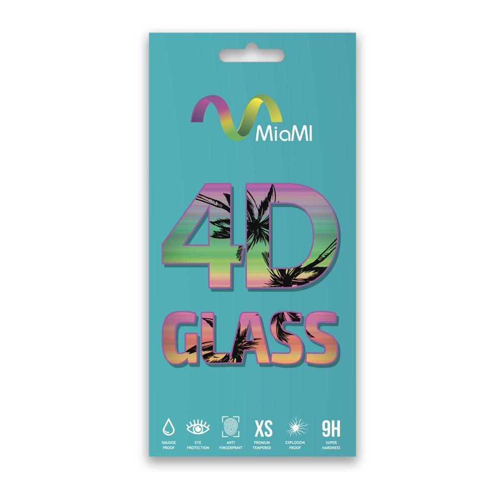 Захисне скло  Miami 4D для Samsung A71 з чорною рамкою