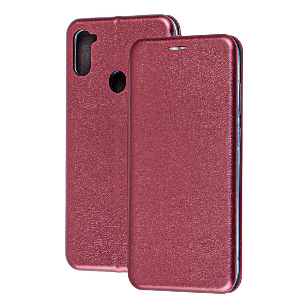 Книжка Premium для Samsung A11/M11 бордова