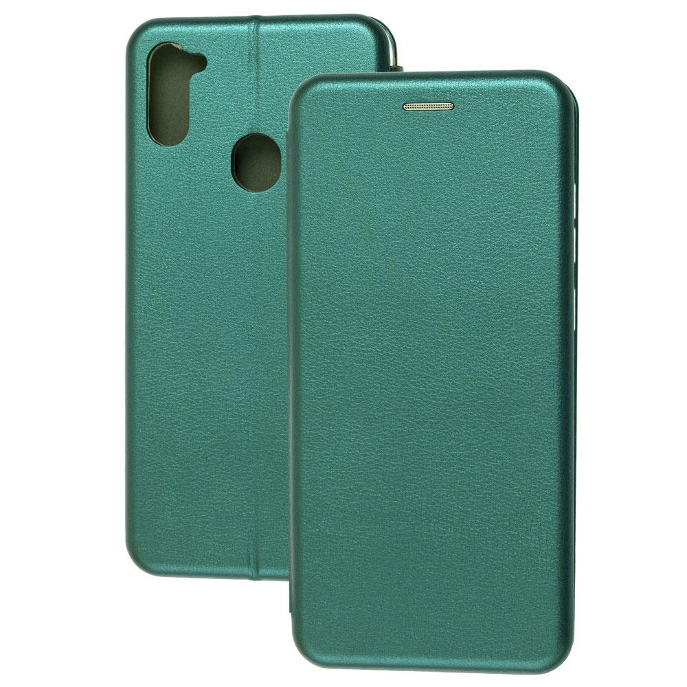 Книжка Premium для Samsung A11/M11 зелена