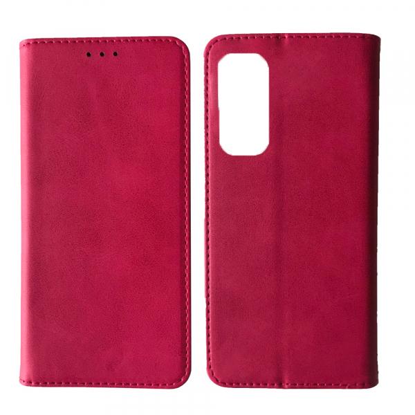 Книжка Black TPU Magnet для Samsung A16 рожева
