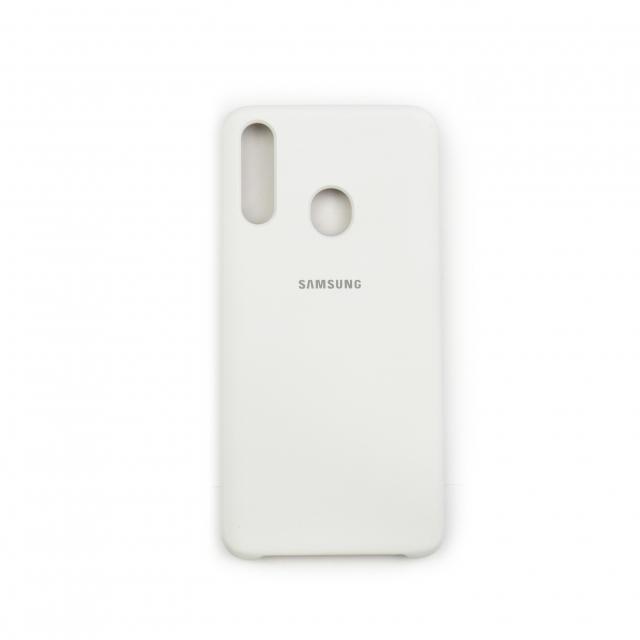 Silicone Case для Samsung A20s (White)