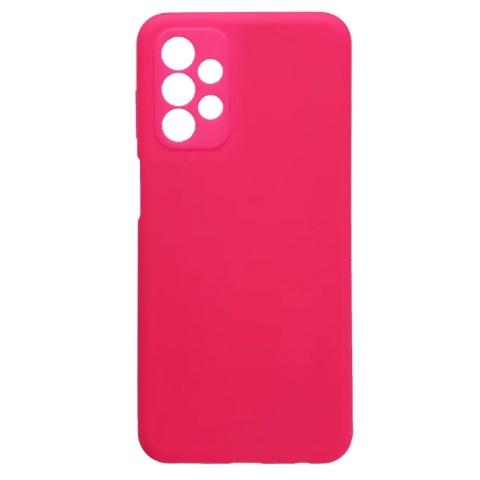 Накладка Silicone case для Samsung A23 4G (Barbie pink)