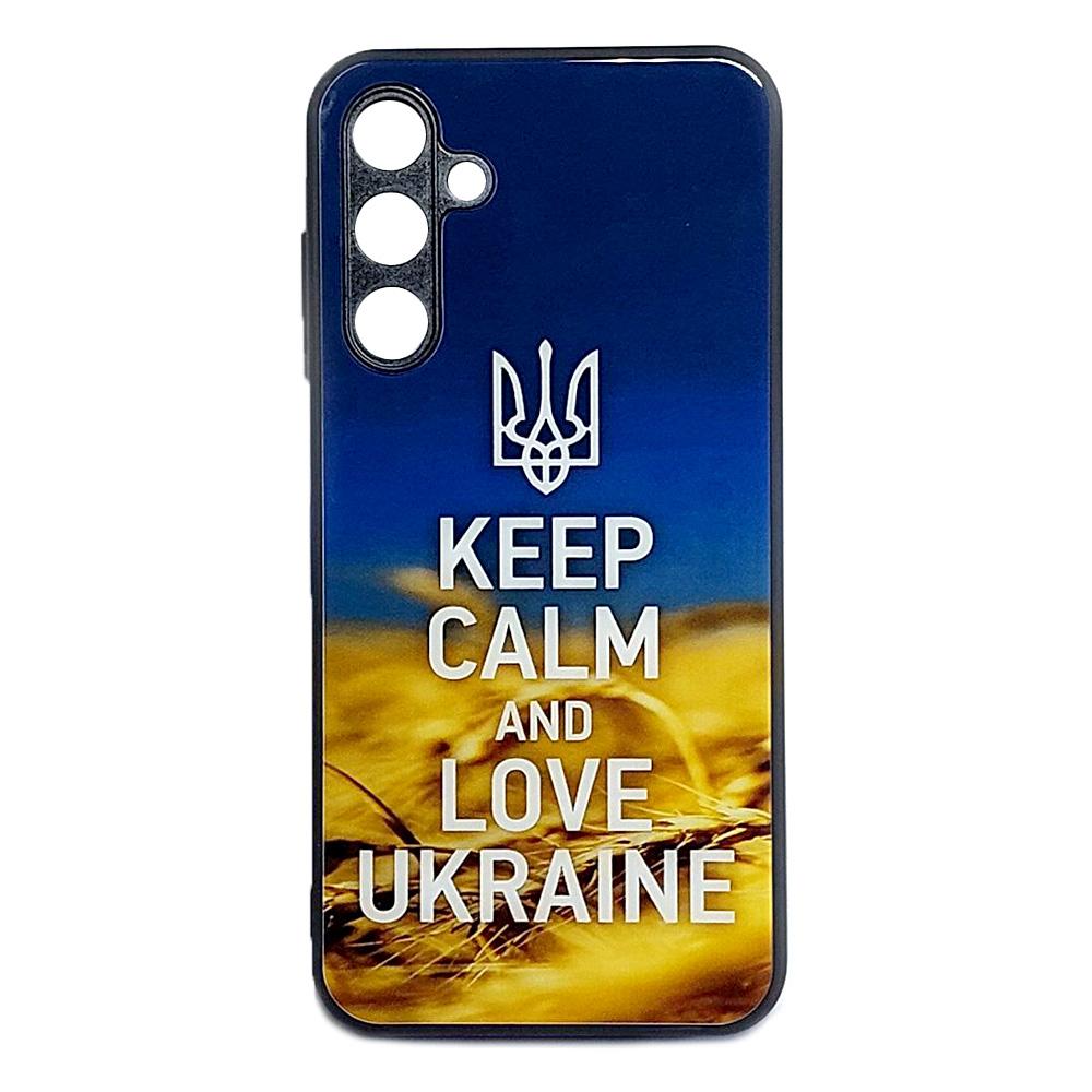 Накладка Marble Clouds для Samsung A25 (KEEP CALM,скло)