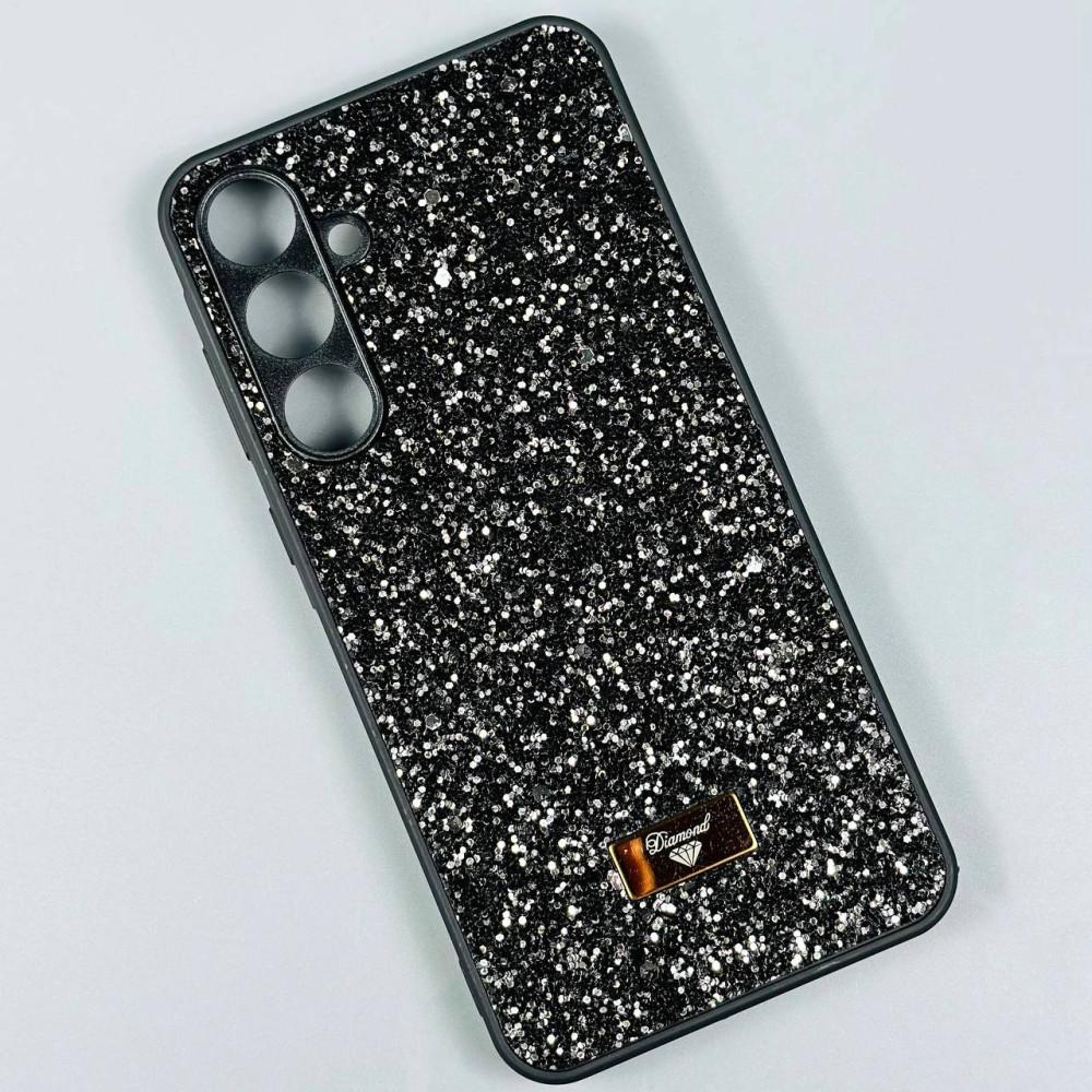 Накладка Bling Grainy Diamond Separate Camera для Samsung A26 (Чорна)